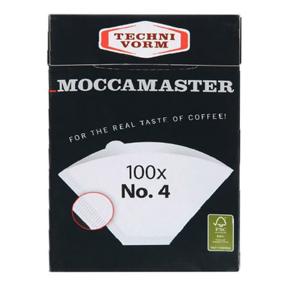 Carta da filtro Moccamaster n. 4 da 1 a 1,25 litri